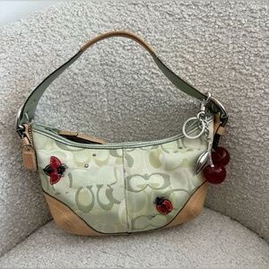 Green Ladybug Coach bag